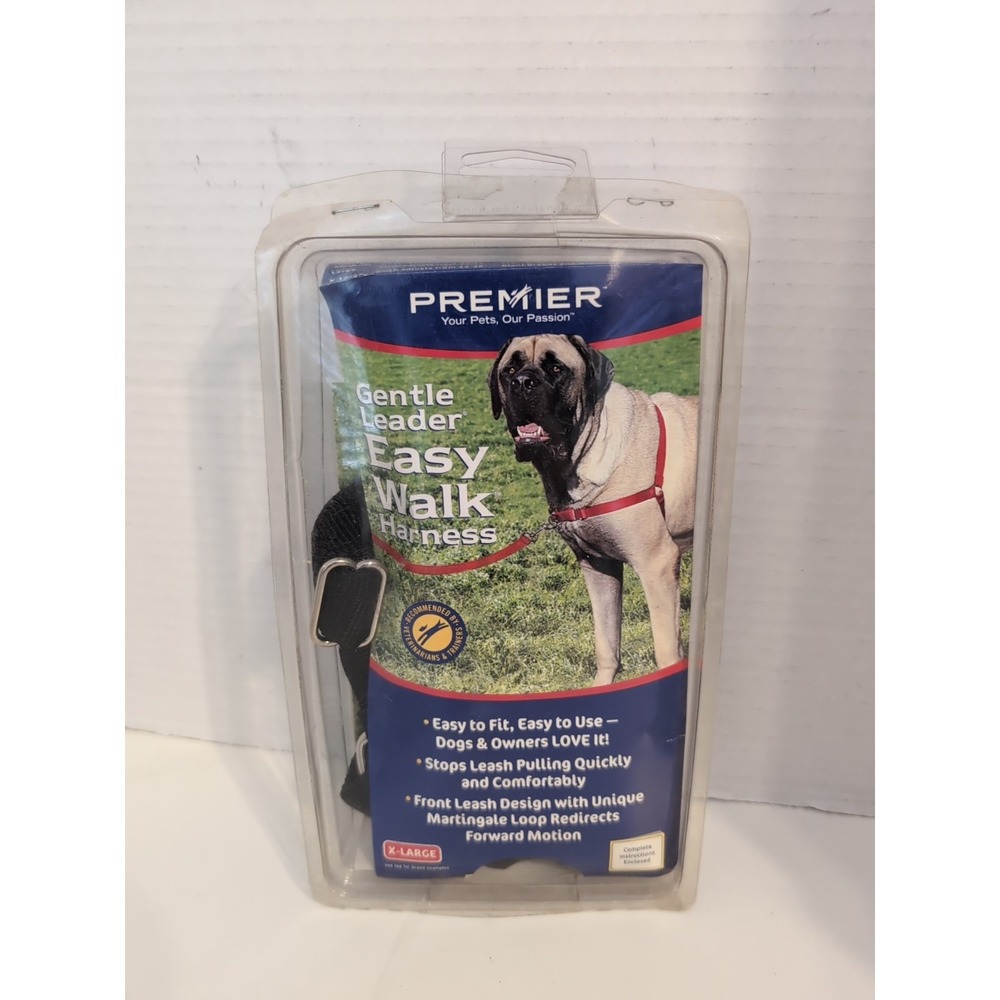 PREMIER EASY‎ WALK HARNESS COLOR Red/SILVER SIZE X-Large